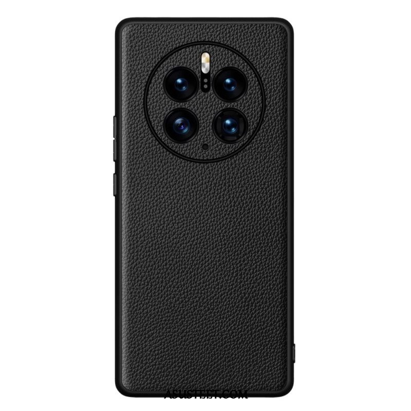 Case Huawei Mate 50 Pro Aitoa Litsi-nahkaa