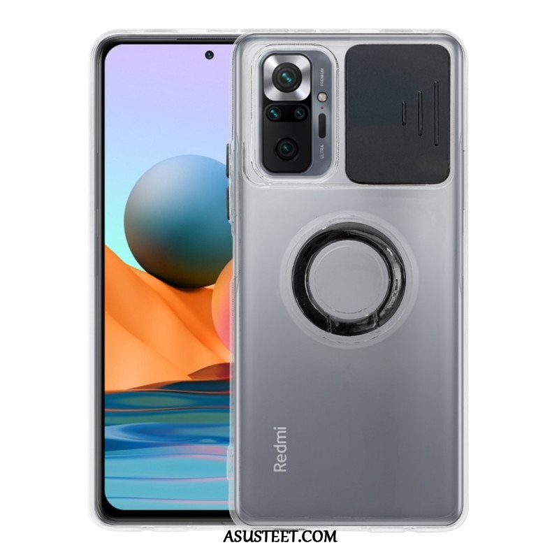 Case Xiaomi Redmi Note 10 Pro Kameran Kansi Jalustalla