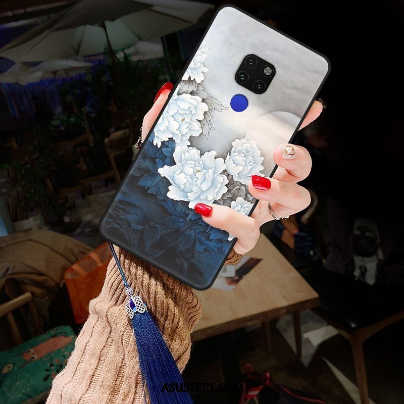 Huawei Mate 20 X Kuoret Silikoni Pehmeä Neste Murtumaton Klassinen Kotelo