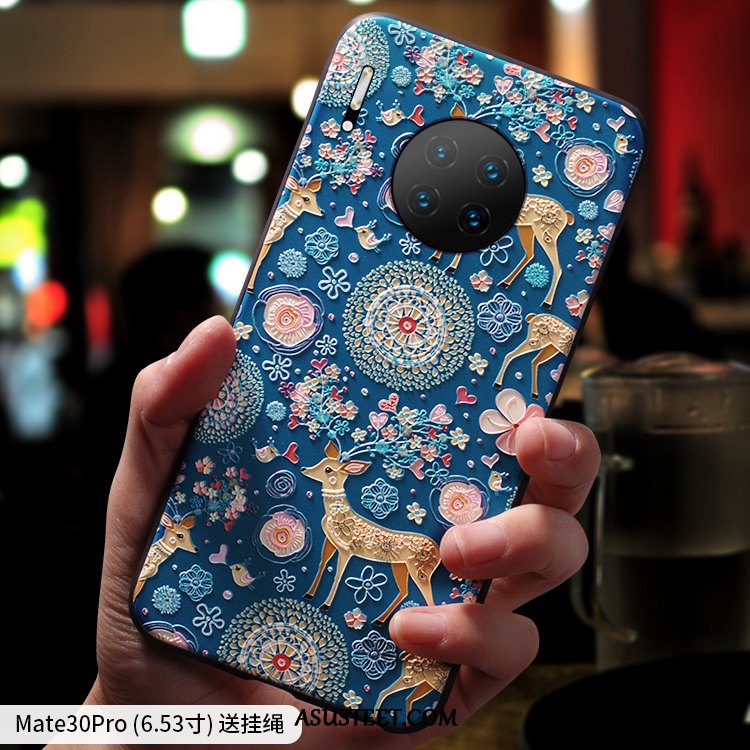 Huawei Mate 30 Kuoret Murtumaton Puhelimen Tuuli Ihana Pesty Suede