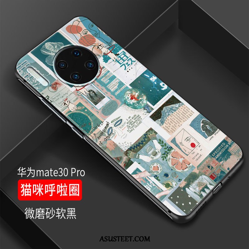 Huawei Mate 30 Pro Kuoret Suojaus Pesty Suede Lasi Puhelimen All Inclusive