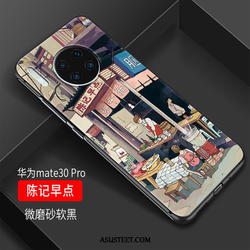 Huawei Mate 30 Pro Kuoret Suojaus Pesty Suede Lasi Puhelimen All Inclusive