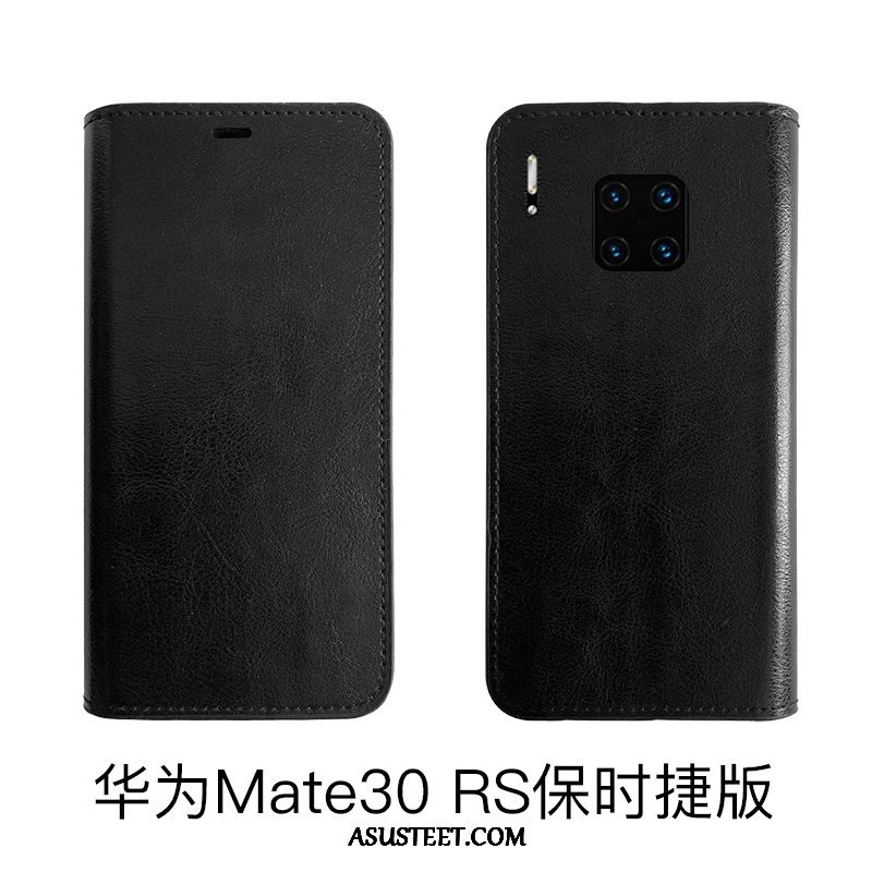 Huawei Mate 30 Rs Kuoret Aito Nahka Kuori Nahkakotelo All Inclusive Lehmä