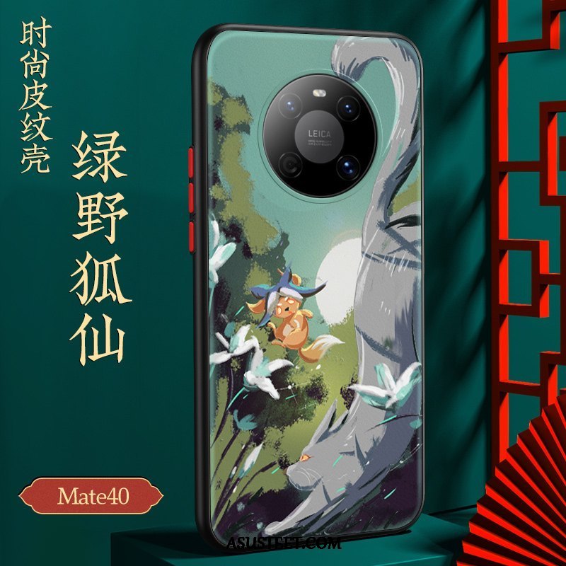 Huawei Mate 40 Kuoret Luova Tide-brändi Kotelo Persoonallisuus Vihreä