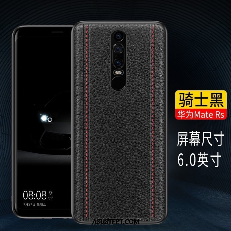 Huawei Mate Rs Kuoret Suojaus Silikoni Murtumaton Luova Musta