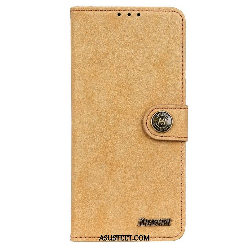 Kotelot Samsung Galaxy M52 5G Khazneh Retro Haljasnahka