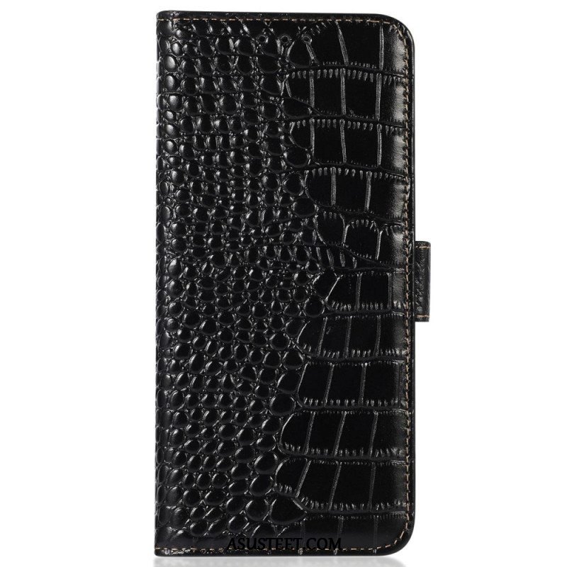 Kotelot Xiaomi Redmi Note 12 Pro Plus Crocodile Style Rfid