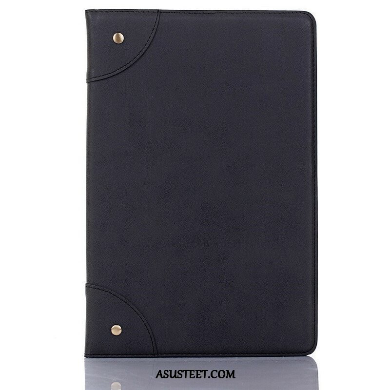 Kuoret Samsung Galaxy Tab A7 Lite Keinonahkaiset Vintage-niitit
