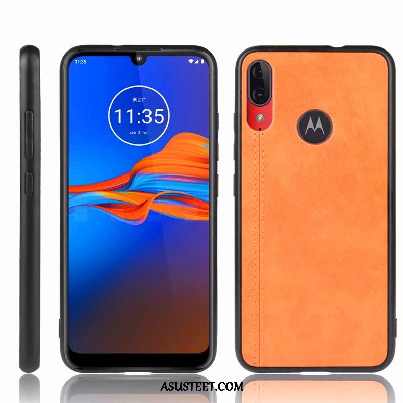 Moto E6 Plus Kuoret Kotelo Sininen Suojaus Yksinkertainen All Inclusive