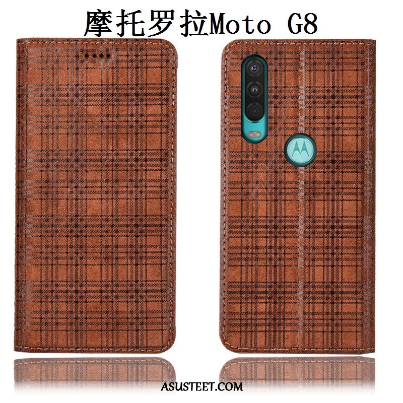 Moto G8 Kuoret Kuori Harmaa Kotelo All Inclusive Puhelimen