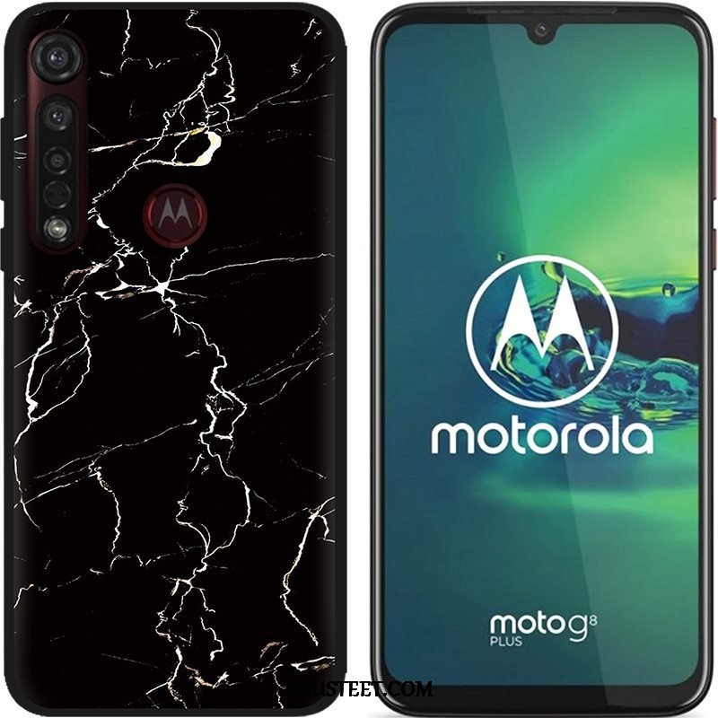 Moto G8 Plus Kuoret Luova Maalaus Puhelimen Pesty Suede Pehmeä Neste