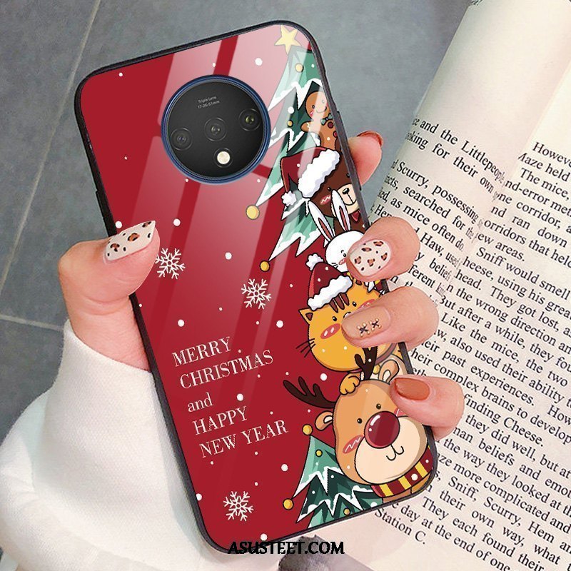 Oneplus 7t Kuori Kuoret Murtumaton Silikoni All Inclusive Ihana Lasi