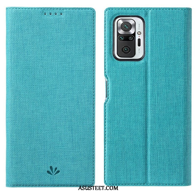 Puhelinkuoret Xiaomi Redmi Note 10 Pro Kotelot Flip Teksturoitu Vili Dmx