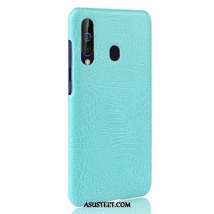 Samsung Galaxy A60 Kuoret Suojaus Kova Tähti Nahka Krokotiili