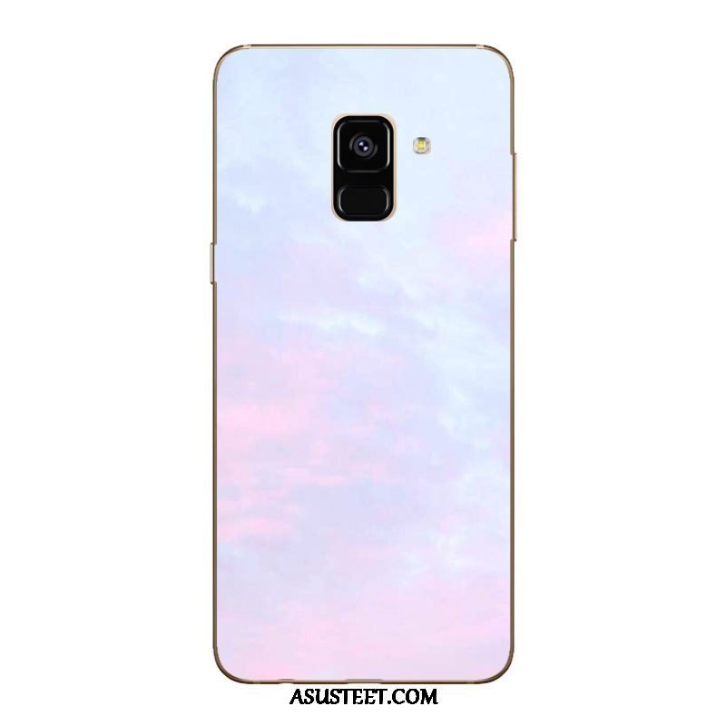 Samsung Galaxy A8 Kuoret L Puhelimen Murtumaton Sininen Kotelo