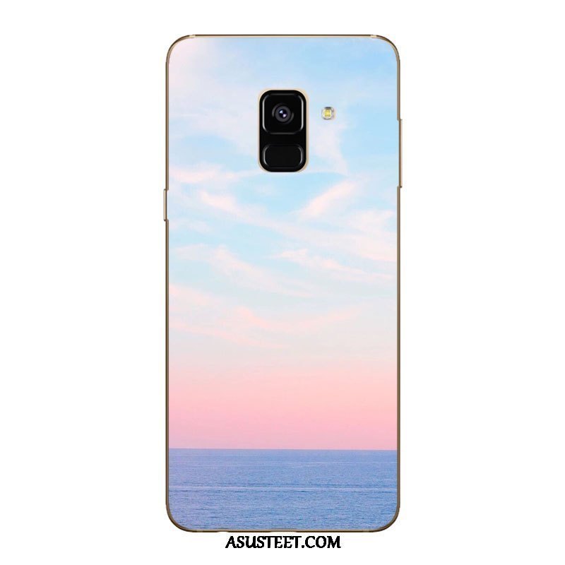 Samsung Galaxy A8 Kuoret L Puhelimen Murtumaton Sininen Kotelo