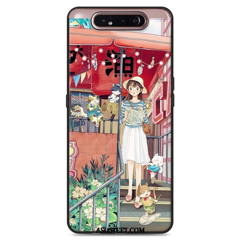 Samsung Galaxy A80 Kuoret Ripustettavat Koristeet Punainen Kotelo Kuori Kustannukset