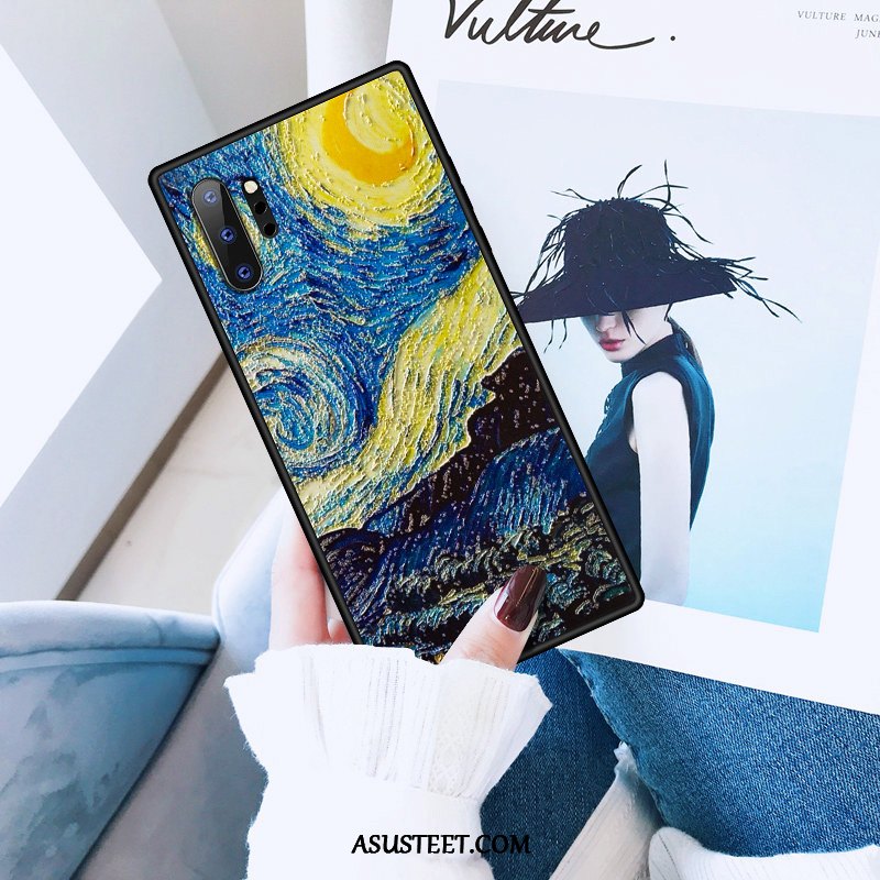 Samsung Galaxy Note 10+ Kuoret Korkea Kuori All Inclusive Suojaus Sininen