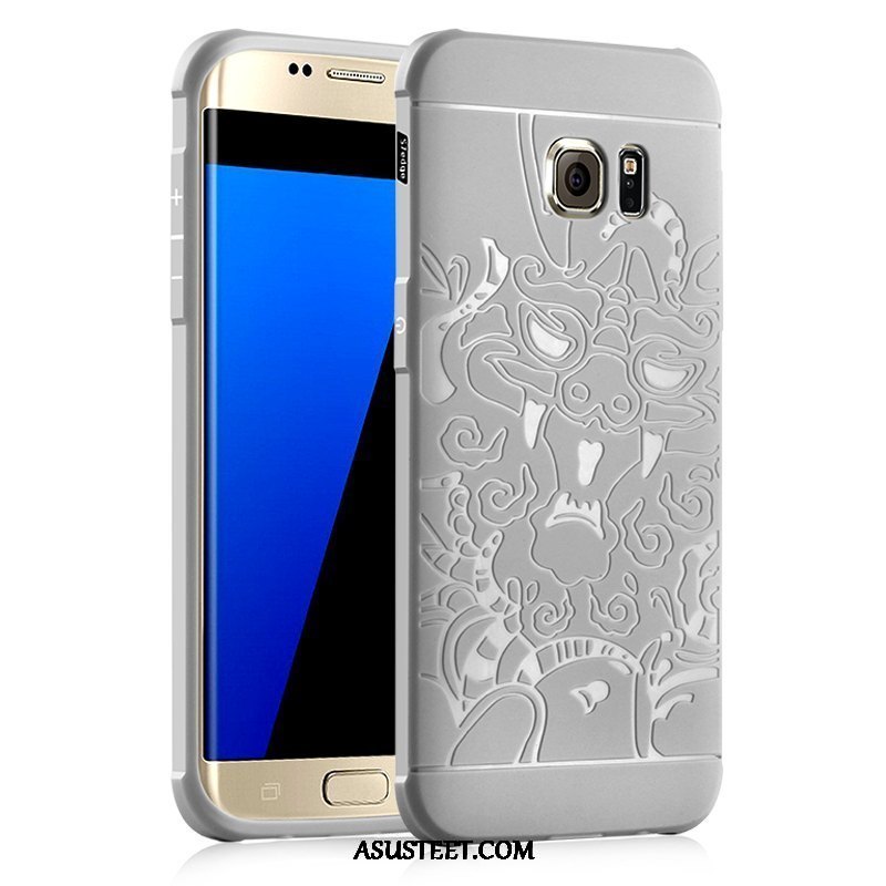 Samsung Galaxy S7 Edge Kuoret Puhelimen Sininen Lohikäärme Kuori Tähti
