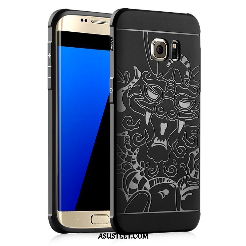 Samsung Galaxy S7 Edge Kuoret Puhelimen Sininen Lohikäärme Kuori Tähti