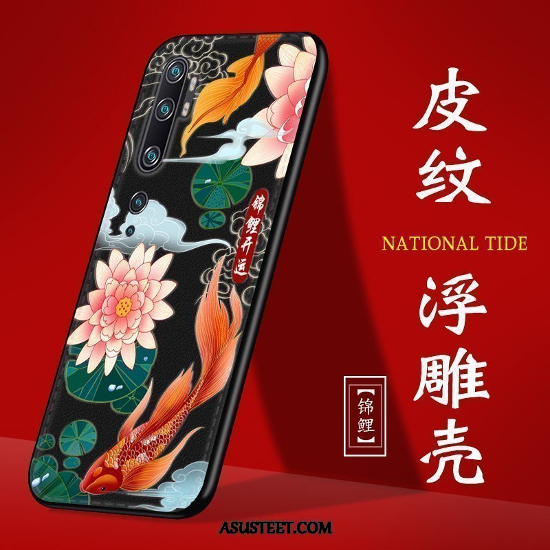 Xiaomi Mi Note 10 Kuoret Suojaus Kukkakuvio Persoonallisuus Silikoni Luova