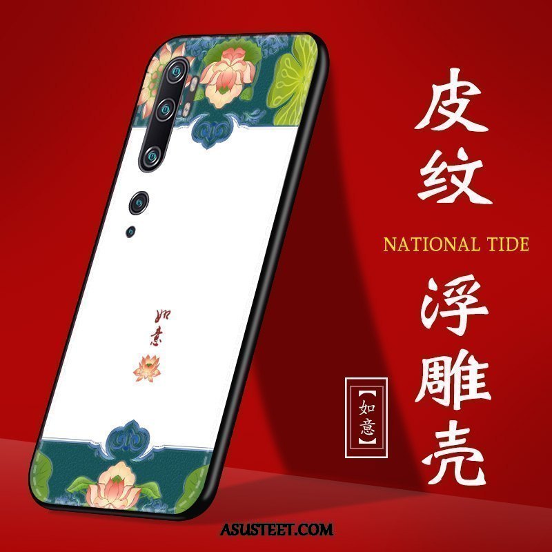 Xiaomi Mi Note 10 Kuoret Suojaus Kukkakuvio Persoonallisuus Silikoni Luova