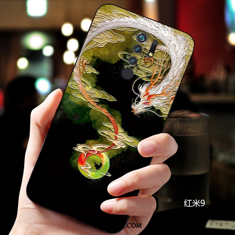 Xiaomi Redmi 9 Kuoret Pieni Persoonallisuus Pehmeä Neste Pesty Suede Ultra