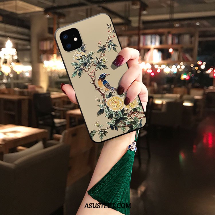 iPhone 11 Kuoret Kohokuviointi Murtumaton Luova All Inclusive Fringed