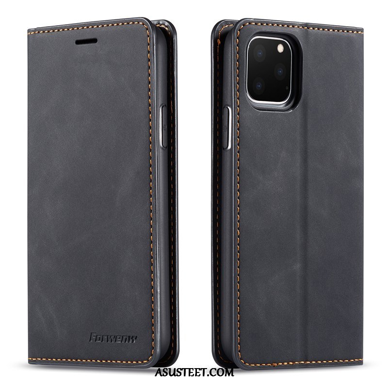 iPhone 11 Pro Kuoret Nahkakotelo Puhelimen Trendi Sininen Kuori