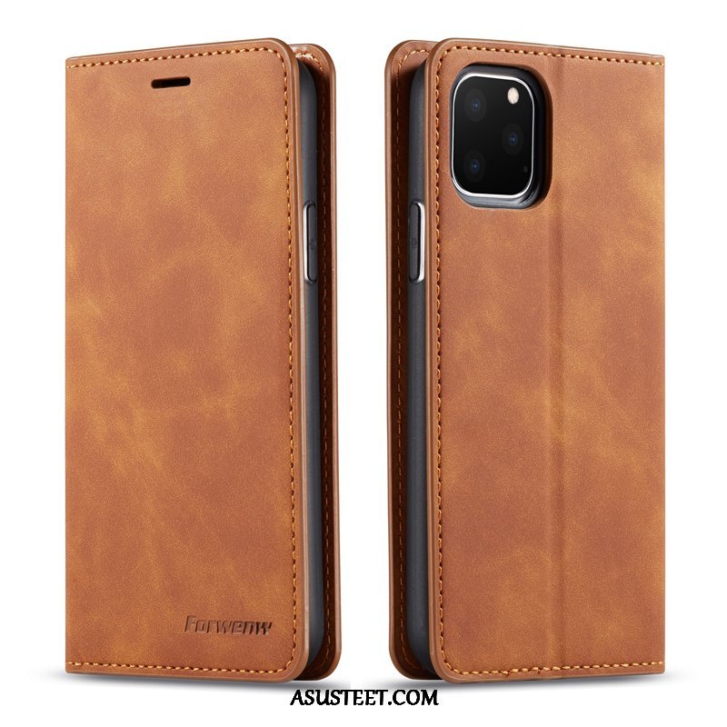 iPhone 11 Pro Kuoret Nahkakotelo Puhelimen Trendi Sininen Kuori