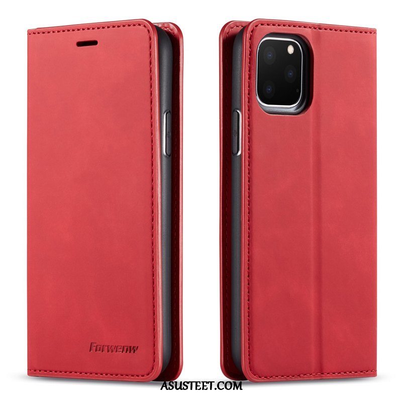 iPhone 11 Pro Kuoret Nahkakotelo Puhelimen Trendi Sininen Kuori