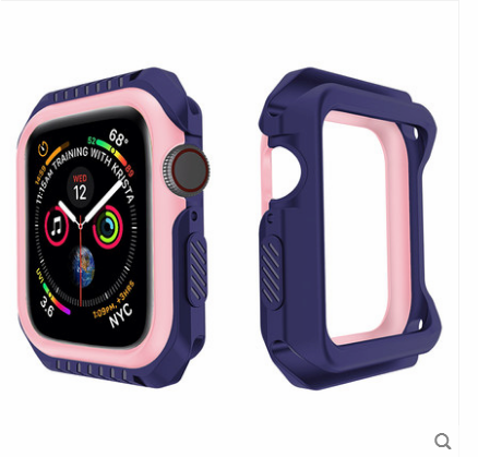 Apple Watch Series 1 Kuoret Suojaus Silikoni Kuori Kehys Sininen