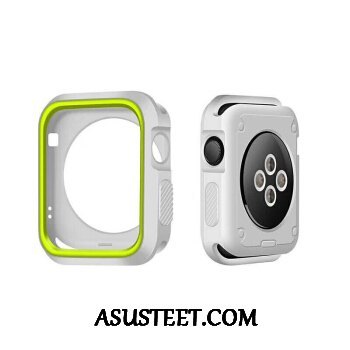 Apple Watch Series 2 Kuoret Silikoni Vihreä Kotelo Kuori Valkoinen