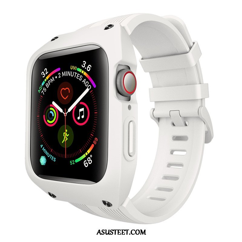 Apple Watch Series 3 Kuoret All Inclusive Silikoni Kuori Kotelo Valkoinen
