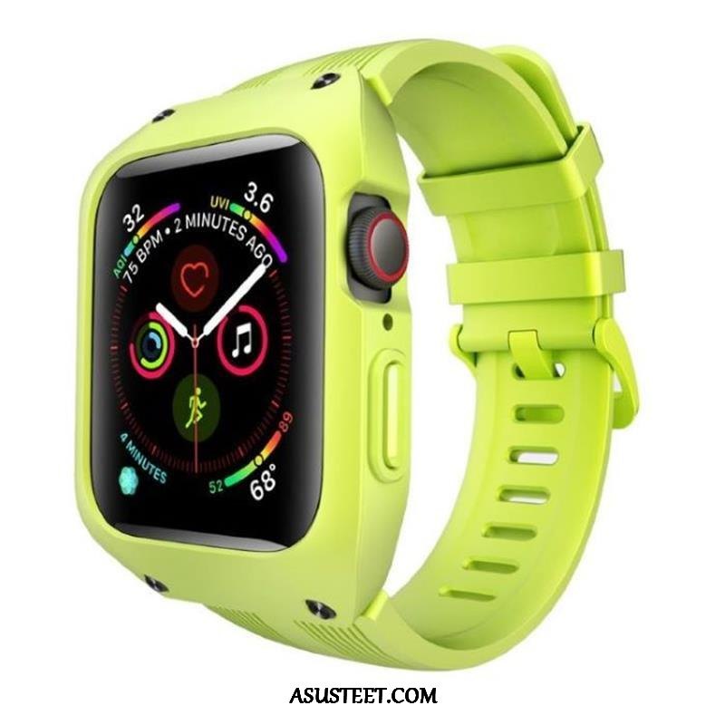 Apple Watch Series 3 Kuoret All Inclusive Suojaus Vihreä Urheilu Silikoni