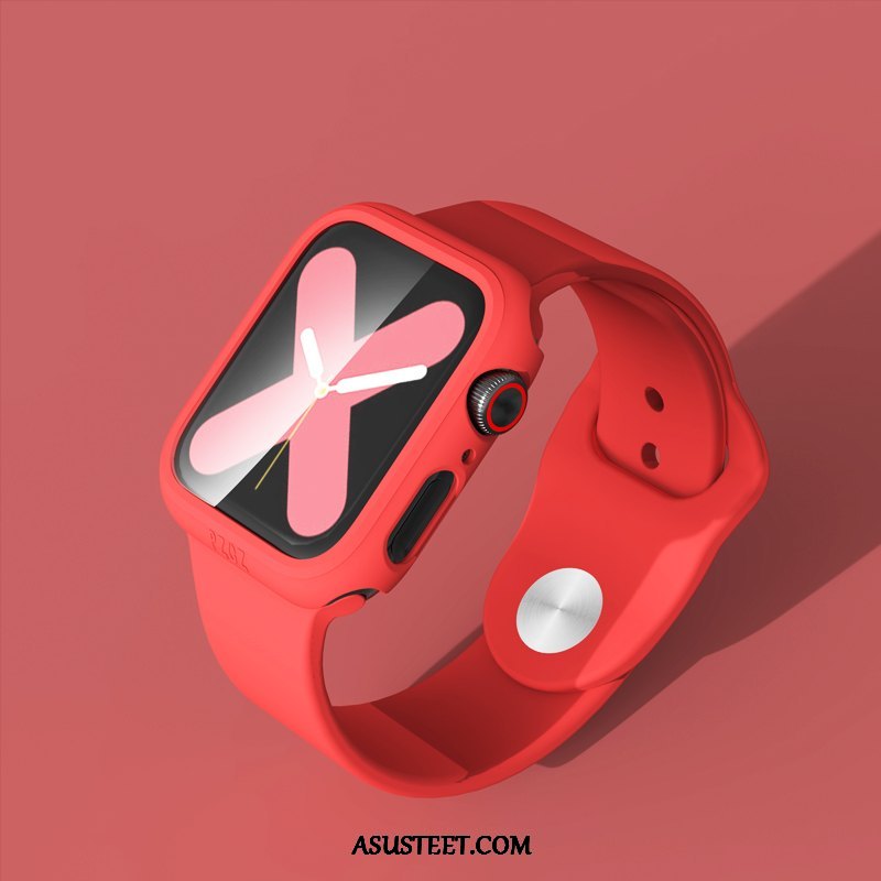 Apple Watch Series 4 Kuori Kuoret Kotelo Persoonallisuus Silikoni Punainen All Inclusive