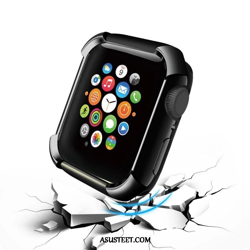 Apple Watch Series 5 Kuoret Kuori Musta Silikoni Pinnoitus Suojaus