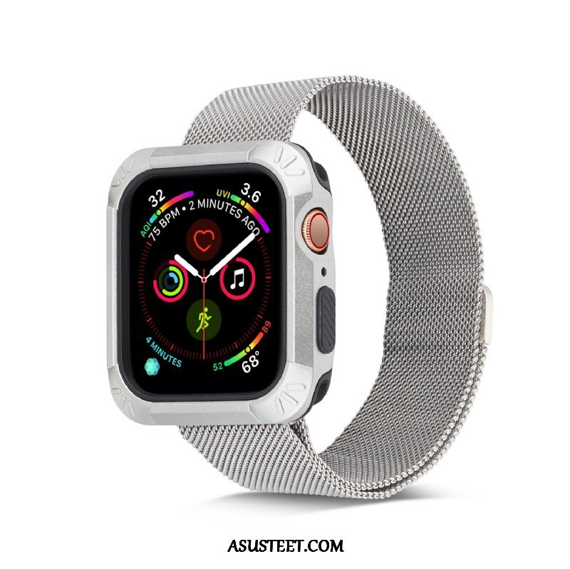 Apple Watch Series 5 Kuoret Pinnoitus Valkoinen Lisävarusteet Suojaus Pehmeä Neste
