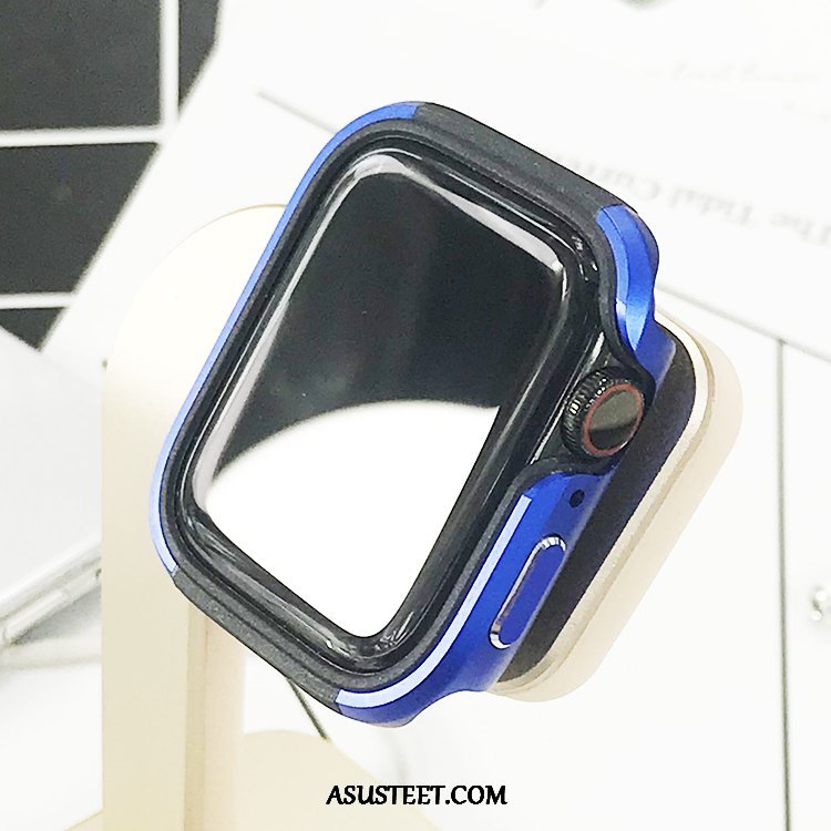 Apple Watch Series 5 Kuoret Sininen Kehys Metalli Kuori Silikoni