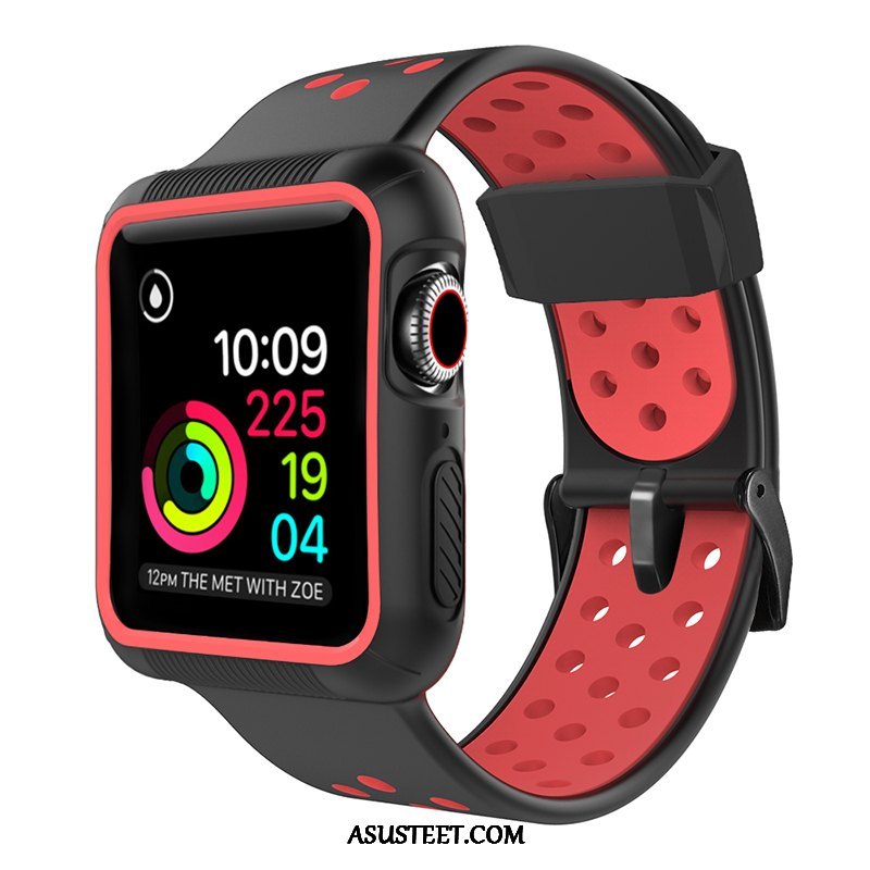 Apple Watch Series 5 Kuori Kuoret Urheilu Silikoni Punainen Suojaus
