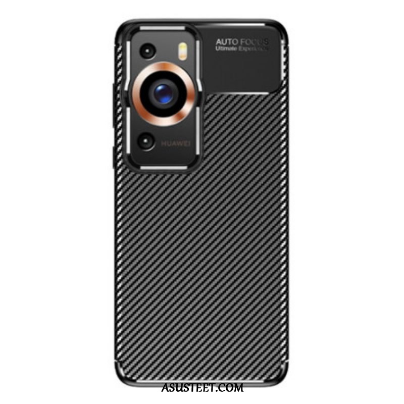 Case Huawei P60 Pro Joustava Hiilikuitu