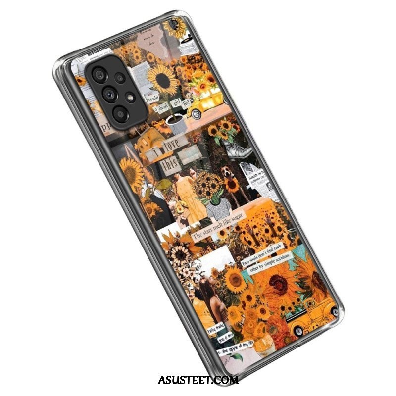 Case Samsung Galaxy A53 5G Ikuiset Auringonkukat