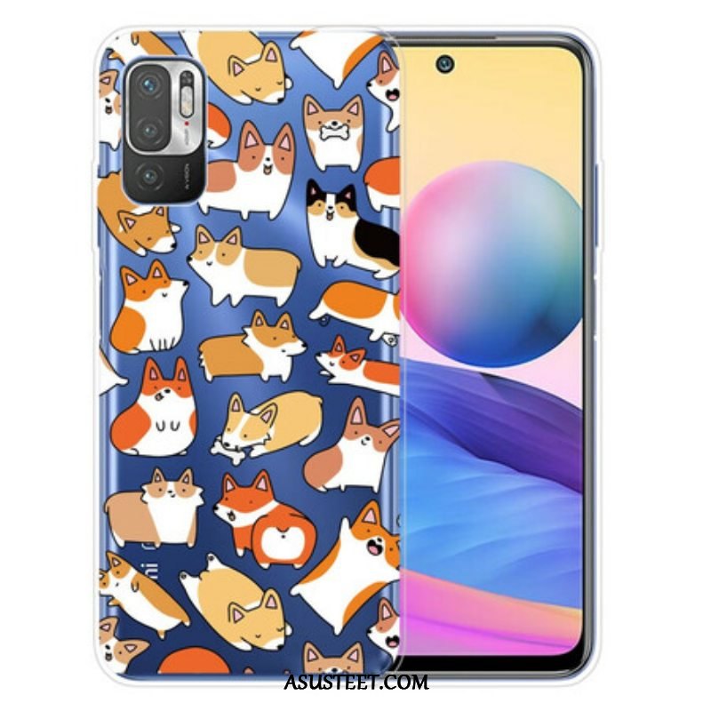 Case Xiaomi Redmi Note 10 5G Useita Koiria