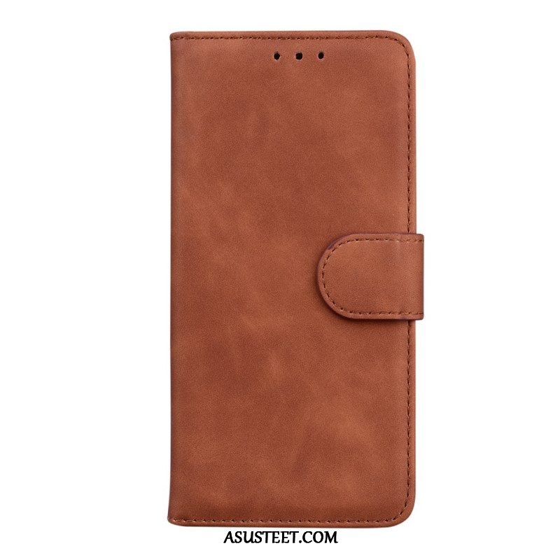 Flip Case OnePlus Nord CE 2 5G Keinonahka Pastelli