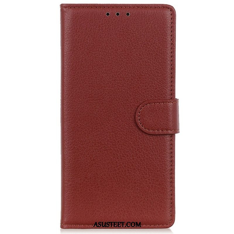 Flip Case Samsung Galaxy M13 Perinteinen Keinonahka