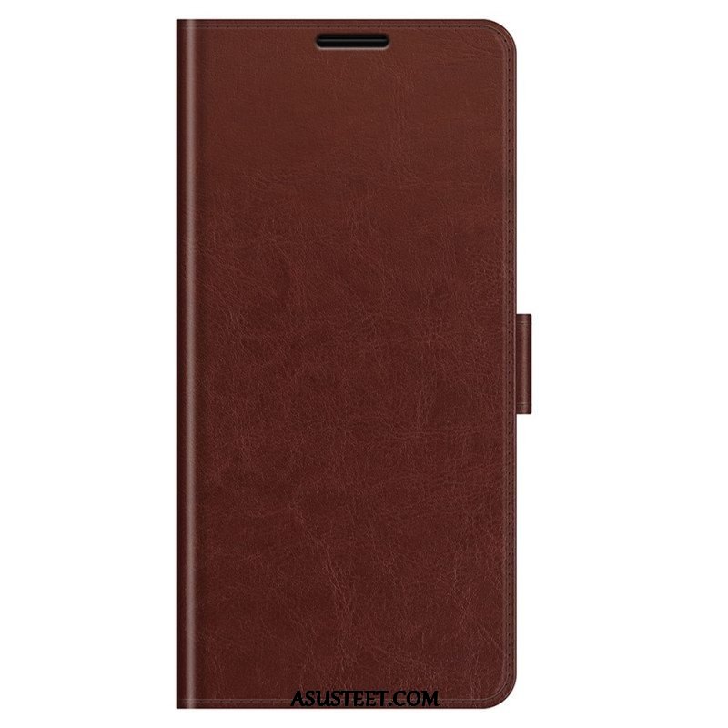 Flip Case Samsung Galaxy M32 Klassinen Nahkaefekti