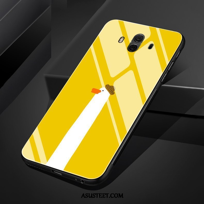 Huawei Mate 10 Kuoret Ihana Keltainen Sarjakuva Ankka Musta