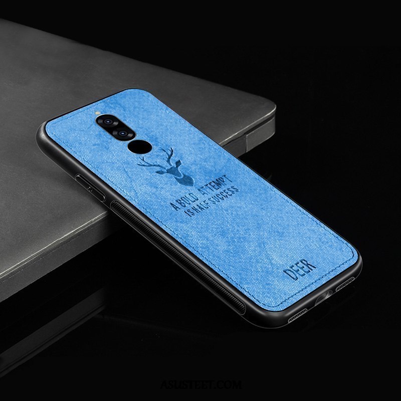 Huawei Mate 10 Lite Kuoret Sininen Puhelimen Kukkakuvio Hirvi Kotelo