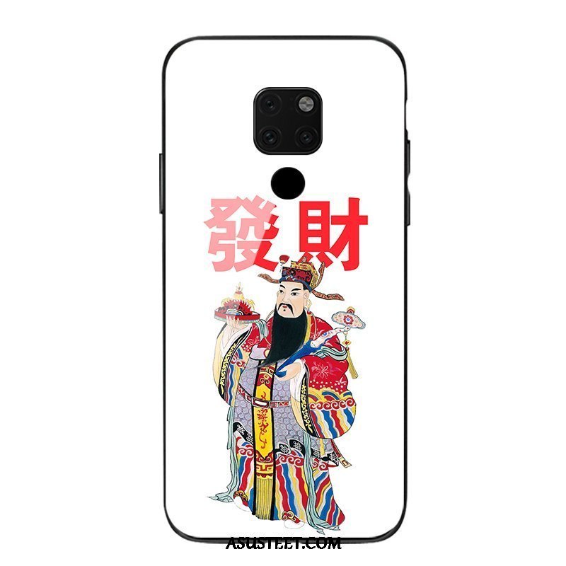 Huawei Mate 20 Kuori Kuoret Tide-brändi Kiinalainen Tyyli Rikkauden Jumala Puhelimen