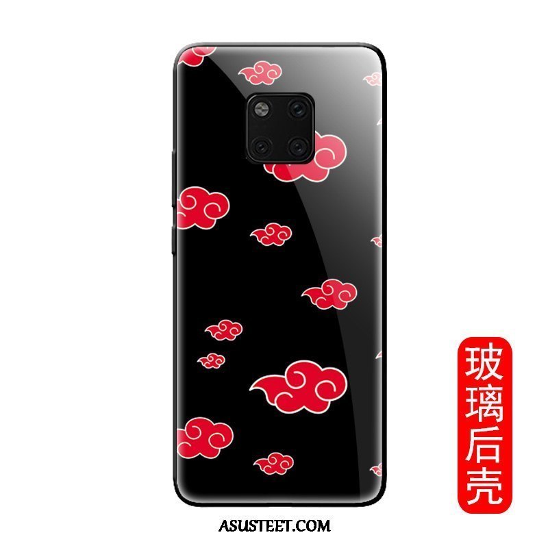 Huawei Mate 20 Pro Kuoret Murtumaton Net Red Kuori Musta Lasi